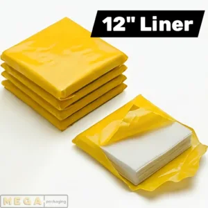 Pizza Box Grease Liner 12x12 inch 4kg white greaseproof paper 1080 sheets 40 GSM prevents grease staining UK