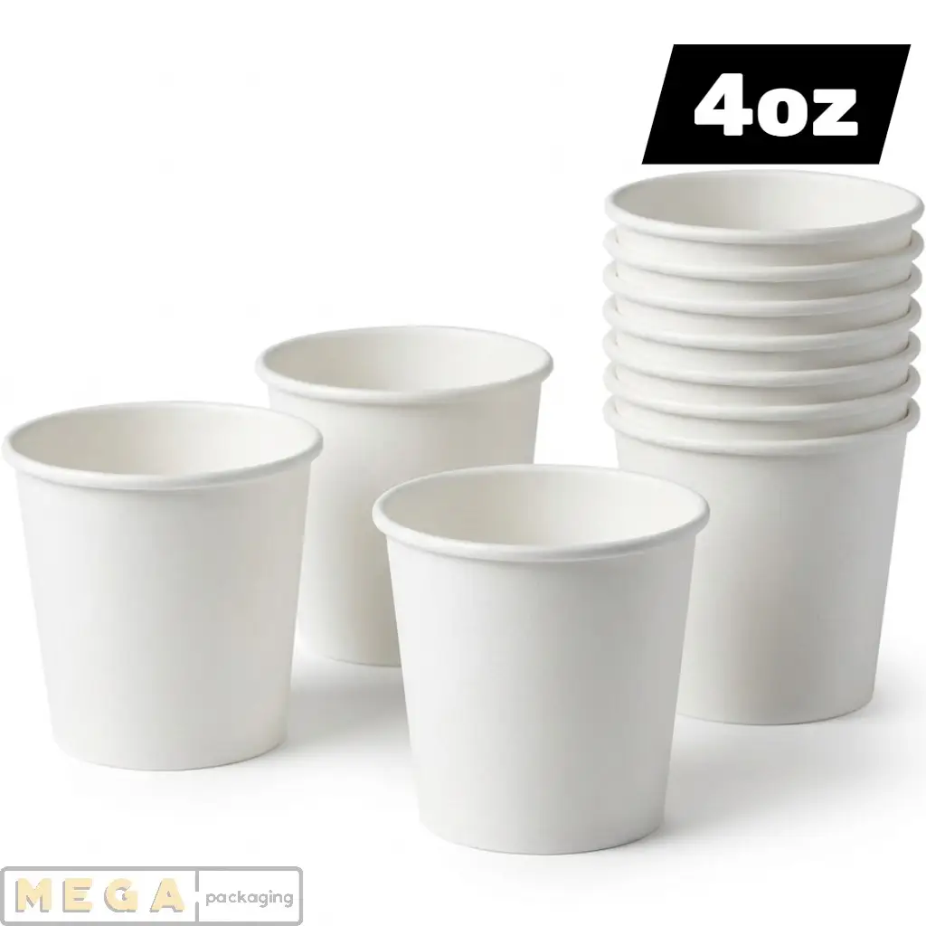 Espresso Cup 4oz x1000 disposable paper espresso cup 1000 pack bulk wholesale cafe coffee shop restaurant takeaway small beverage cup