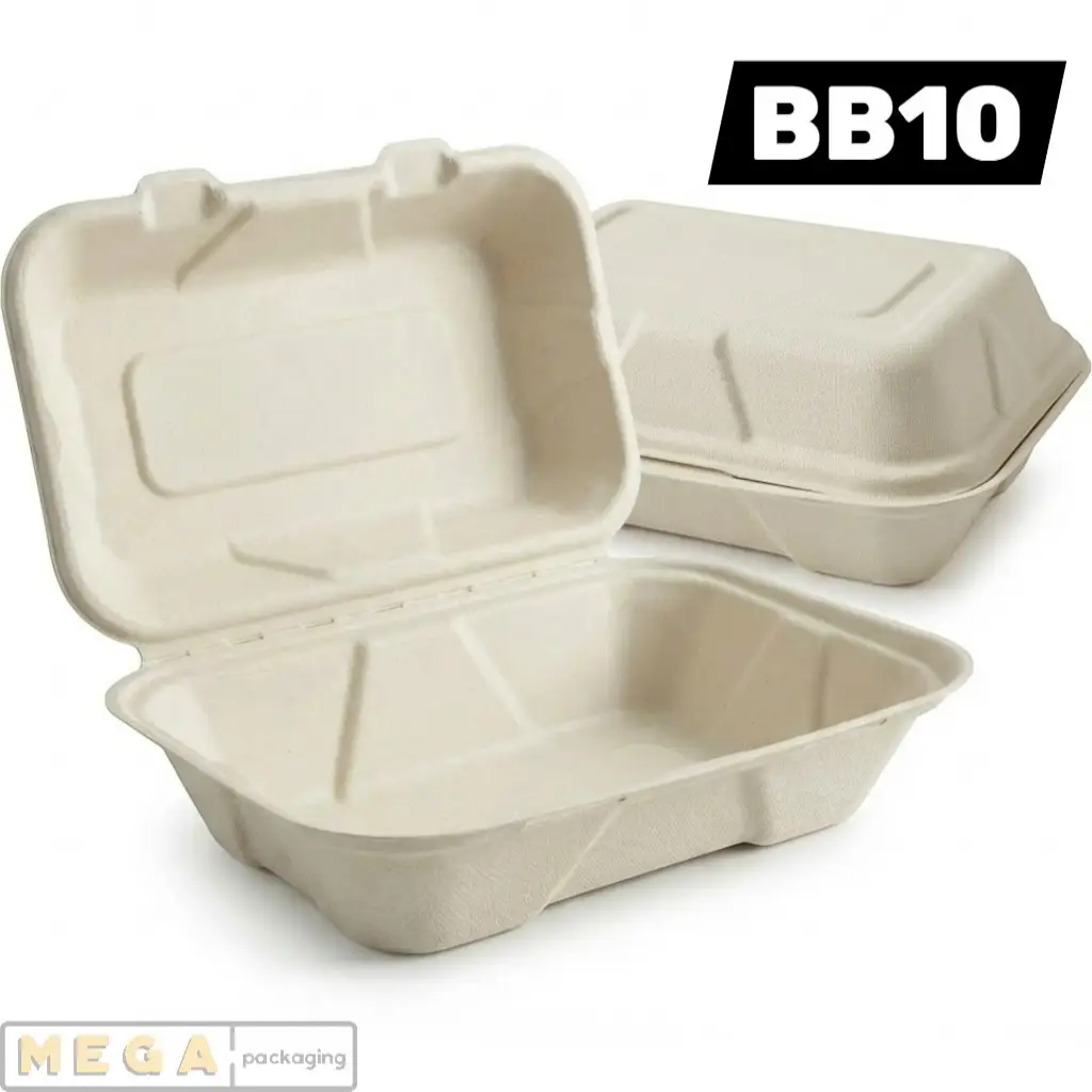 Bagasse Containers 9x6" - BB10 x250